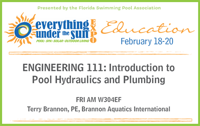 Introduction to Pool Hydraulics and Plumbing